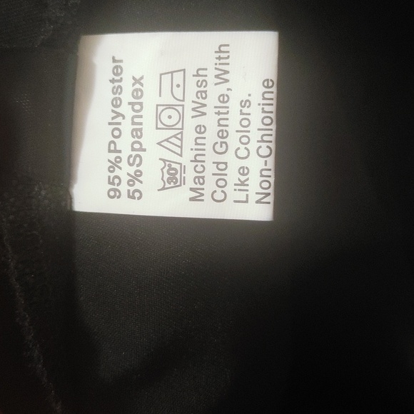 Shein Wide leg dress pants w belt loops and button up sz large 16" waist - Picture 13 of 13